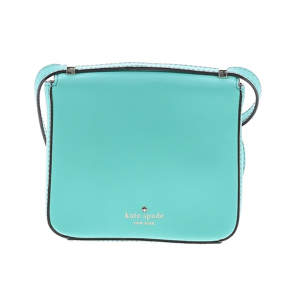 EUC Kate Spade Turquoise Leather Crossbody with Dust Bag $295 - Small/Medium - Picture 4 of 15